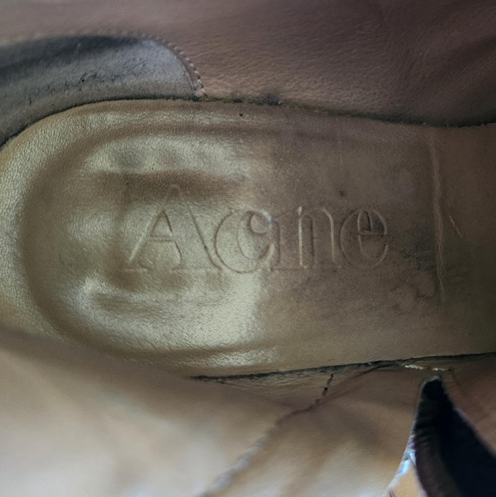 Acne Side Zip Ankle Boot - Picture 4 of 9